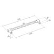 10-1/16" Lazzara Textured Oversized Cabinet Pull - Golden Champagne, , large image number 4
