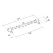 8-13/16" Lazzara Textured Oversized Cabinet Pull - Matte Black, , large image number 4