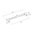 12" Lazzara Textured Appliance Pull - Golden Champagne, , large image number 3