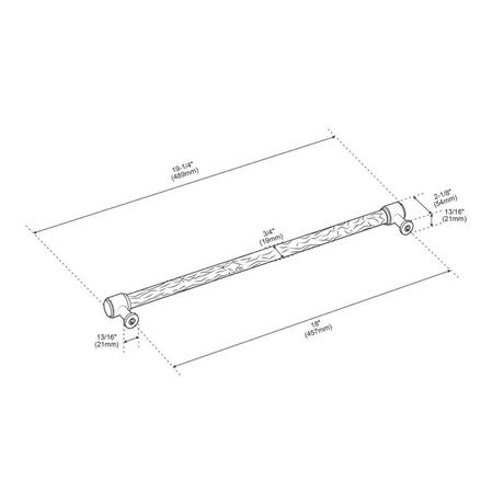 Lazzara Textured Appliance Pull