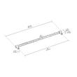 24" Lazzara Textured Appliance Pull - Brushed Gold, , large image number 3