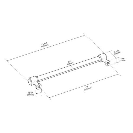 Lazzara Appliance Pull Cognac Leather