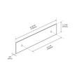 5-1/16" Traditional Cabinet Pull Backplate - Champagne Bronze, , large image number 3