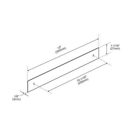 Traditional Oversized Cabinet Pull Backplate