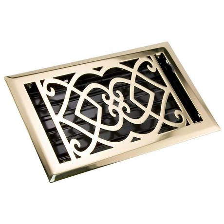 Victorian Steel Wall Register