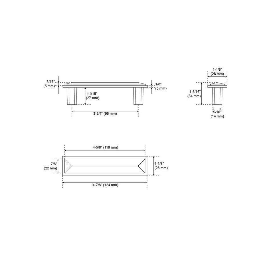 Bresnick Solid Brass Cabinet Pull, , large image number 4