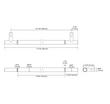 10-1/16" Colmar Solid Brass Cabinet Pull - Satin Brass, , large image number 4