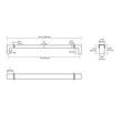 Marta Cast Iron Appliance Pull, , large image number 2
