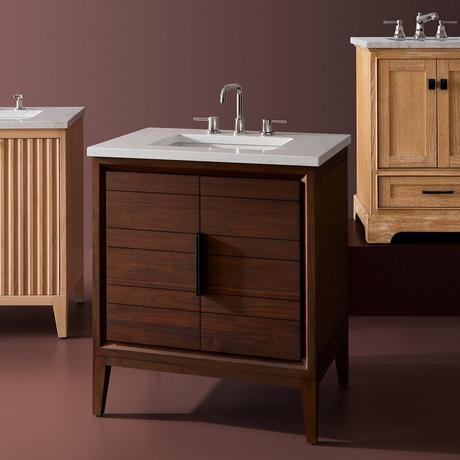 The Sleek Modernist Set: Aliso Vanity + Lexia Faucet