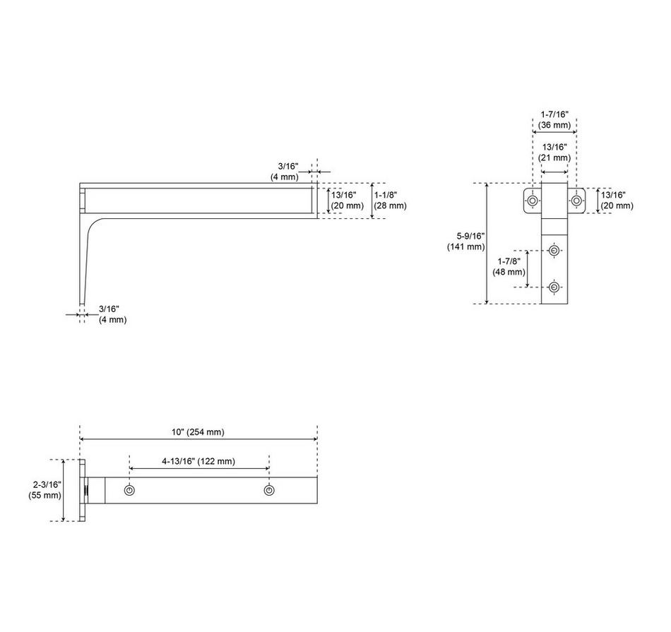 Nesta Shelf Bracket, , large image number 5