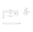 Ponderay Brass Cabinet Pull - Antique Brass - 6-5/16" Centers, , large image number 4