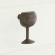 Wine Glass Cabinet Knob - Brushed Nickel, , large image number 1
