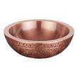 14" Nilofar Double-Wall Copper Vessel Sink, , large image number 1