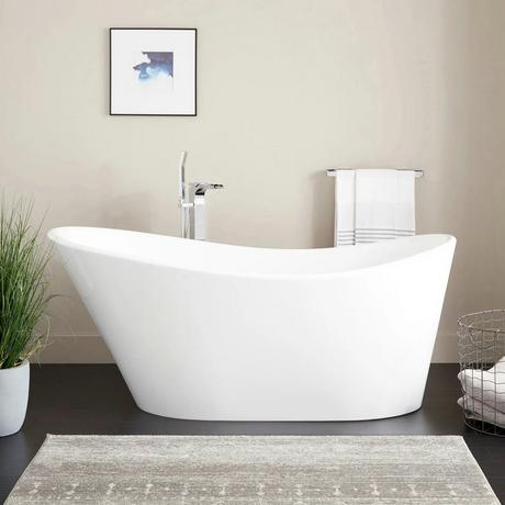 71" Saunders Acrylic Freestanding Tub