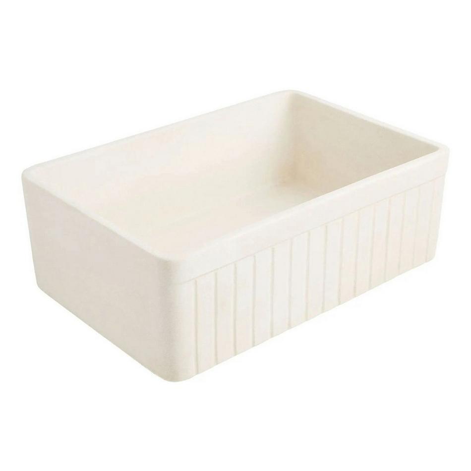 30" Sheldon Reversible Fireclay Farmhouse Sink - Crackled Beige, , large image number 2