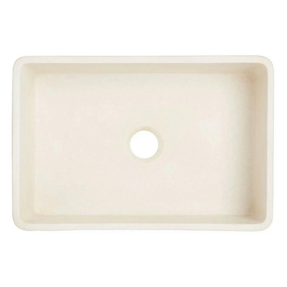 30" Sheldon Reversible Fireclay Farmhouse Sink - Crackled Beige, , large image number 4