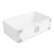 30" Brelsford Fireclay Farmhouse Sink - Gray Medallion Motif, , large image number 1