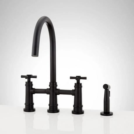 Ailey Bridge Kitchen Faucet with Side Spray