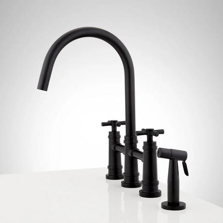 Ailey Bridge Kitchen Faucet with Side Spray