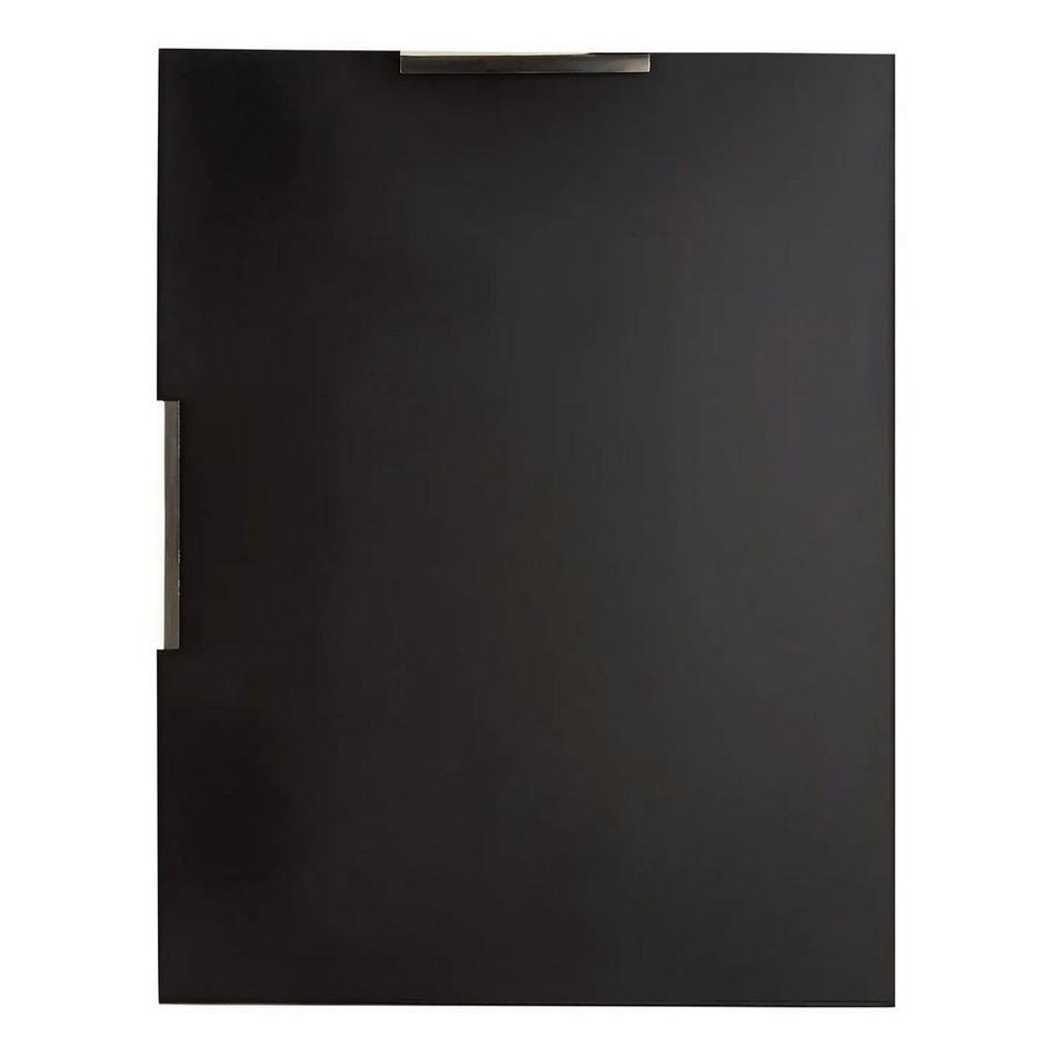 Dampier Rectangular Decorative Vanity Mirror - Black Powder Coat, , large image number 2