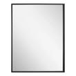 Dampier Rectangular Decorative Vanity Mirror - Black Powder Coat, , large image number 1