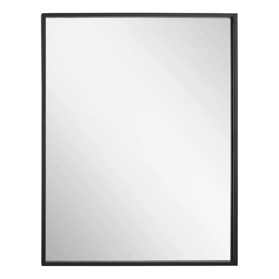 Dampier Rectangular Decorative Vanity Mirror - Black Powder Coat, , large image number 1