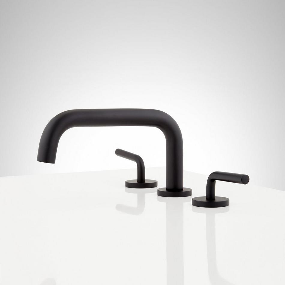 Ruscello Widespread Bathroom Faucet - Matte Black, , large image number 1