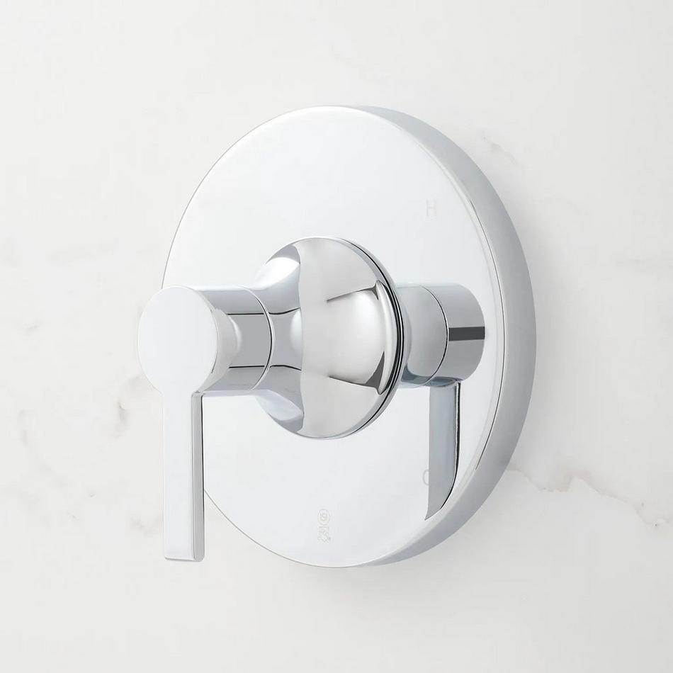 Lentz Pressure Balance Shower System With Lever Handles - Chrome, , large image number 4