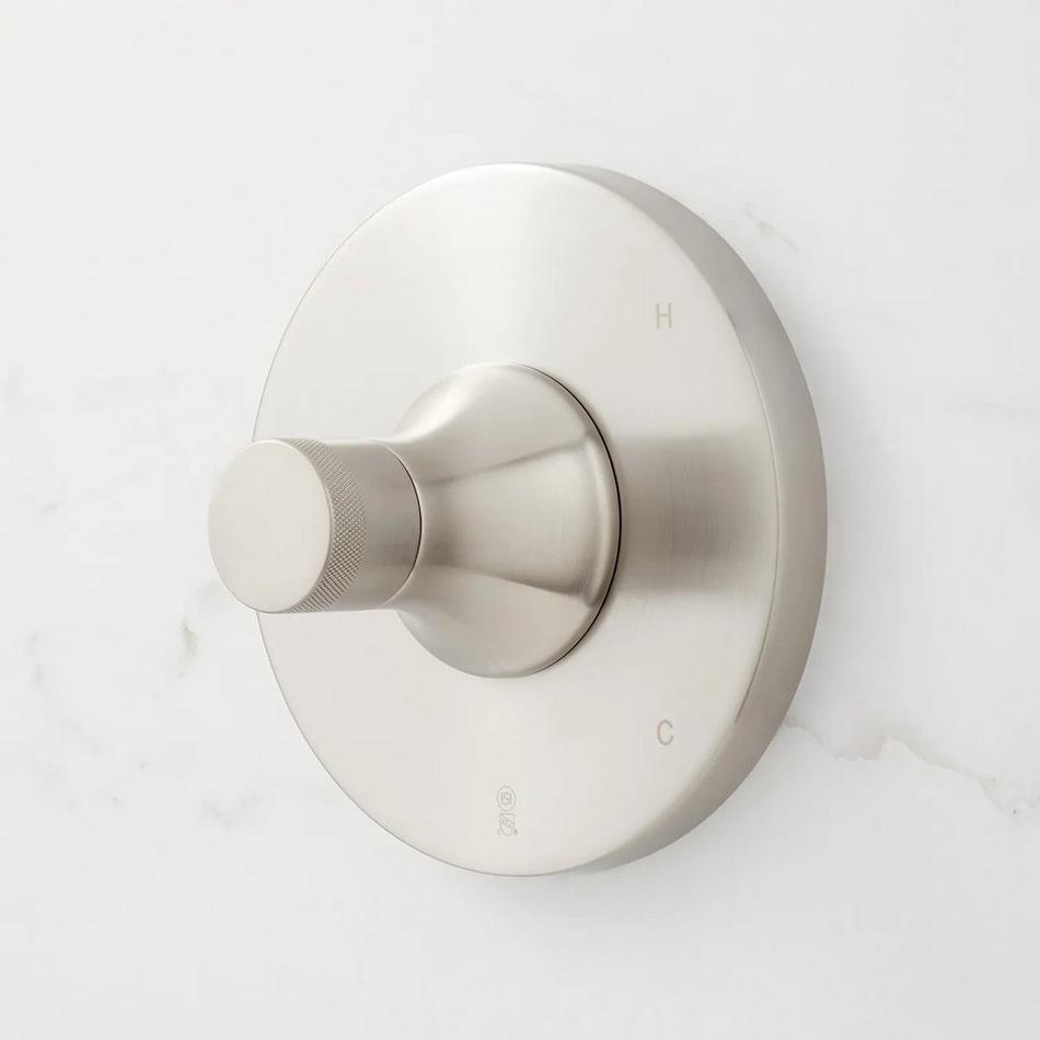 Lentz Pressure Balance Shower System With Knob Handles - Brushed Nickel, , large image number 4