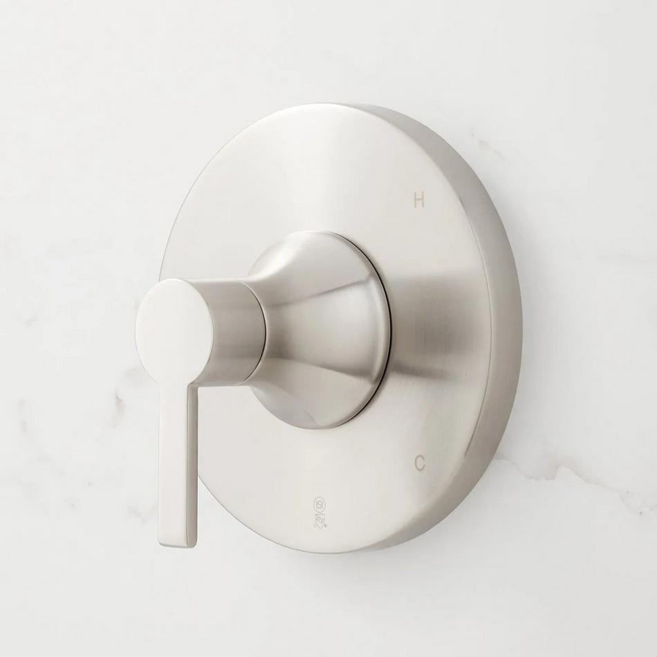 Lentz Pressure Balance Tub and Shower System - Lever Handles  - Brushed Nickel, , large image number 5