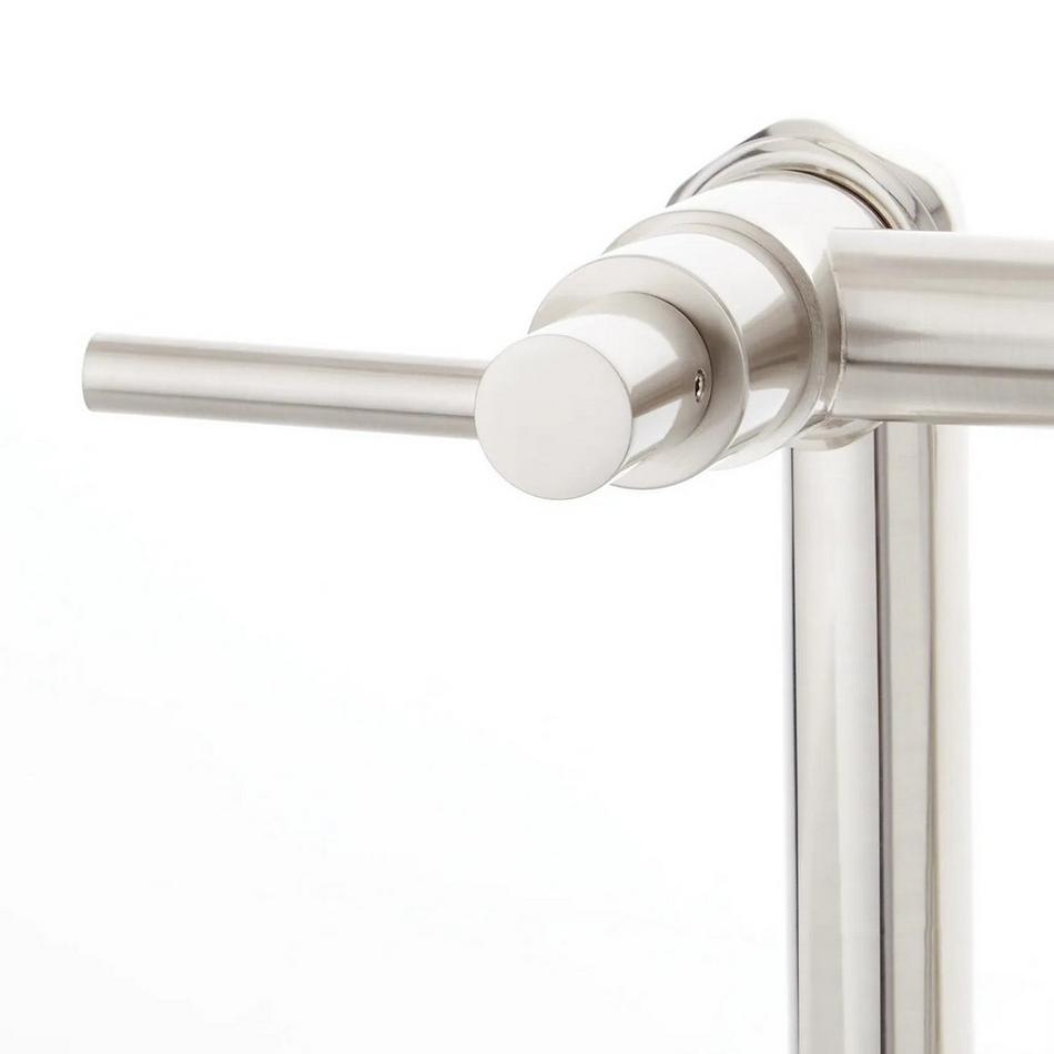 Gervaise Deck-Mount Tub Faucet and Hand Shower - Lever Handles - Brushed Nickel, , large image number 2