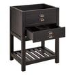 24" Ansel  Console Vanity for Rectangular Undermount Sink - Rustic Black, , large image number 2