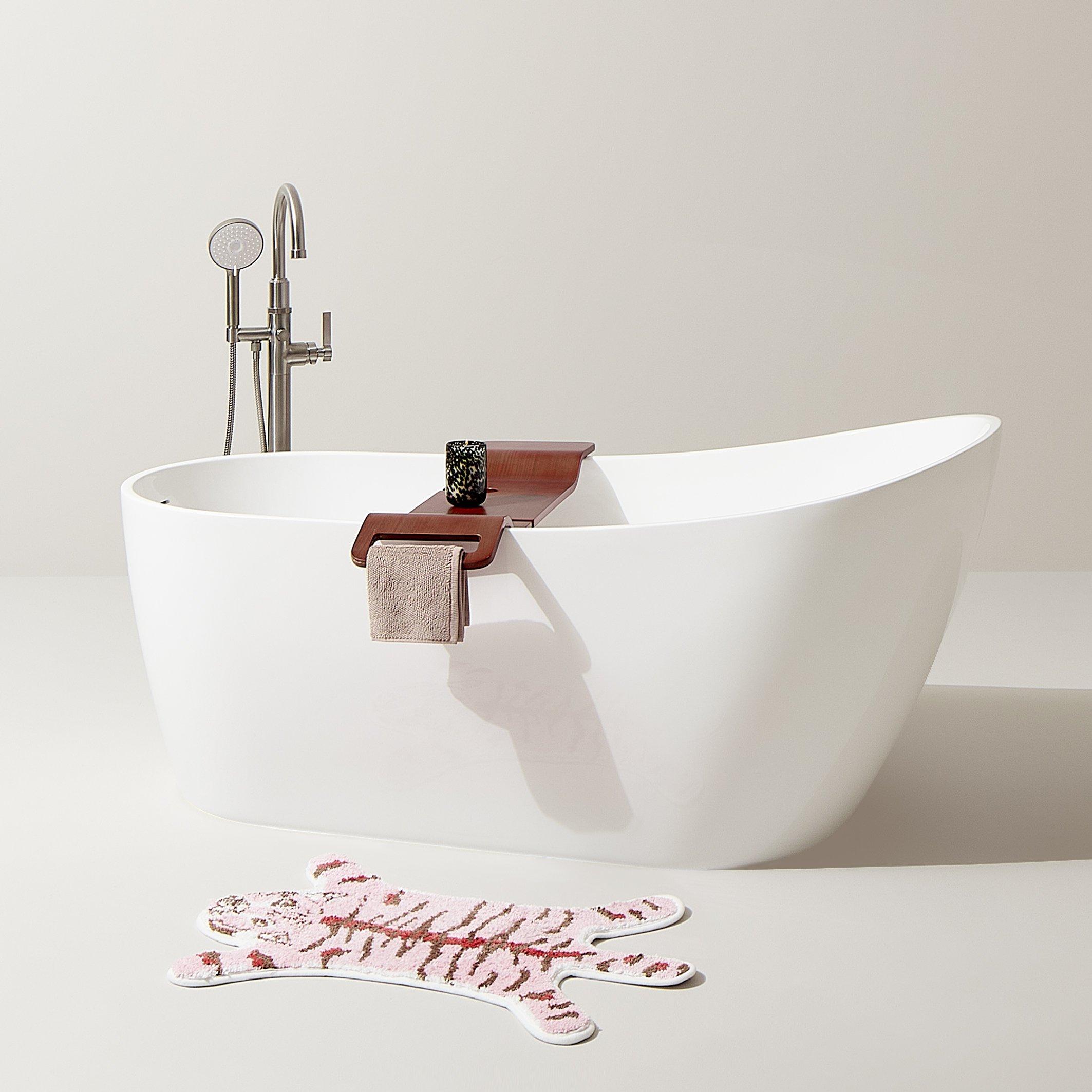 The Modern Elegance Set: Sheba Tub & Greyfield Faucet