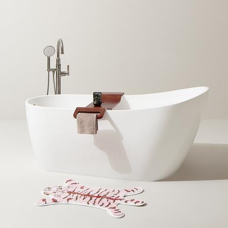 The Modern Elegance Set: Sheba Tub & Greyfield Faucet