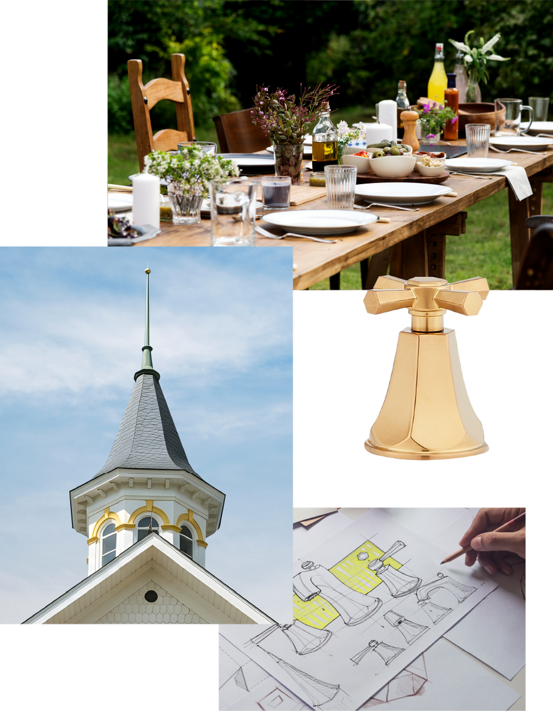 Images of Kentucky Derby, Churchill Downs, Elita Widespread Faucet in Brushed Gold