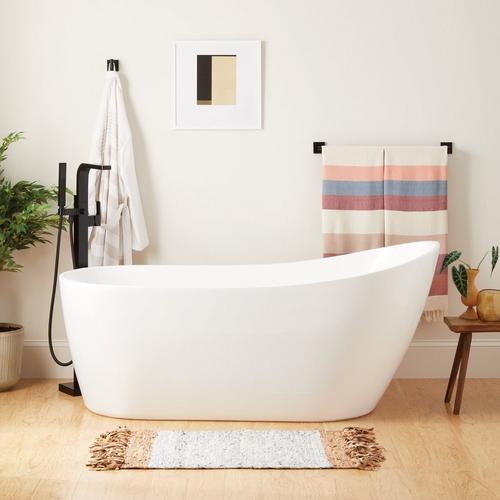 71" Sheba Acrylic Slipper Air Tub