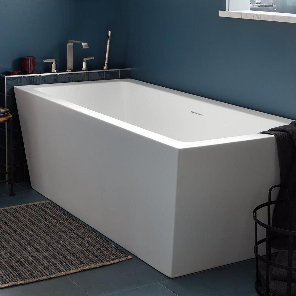 71" Mayim Acrylic Freestanding Tub - Matte White