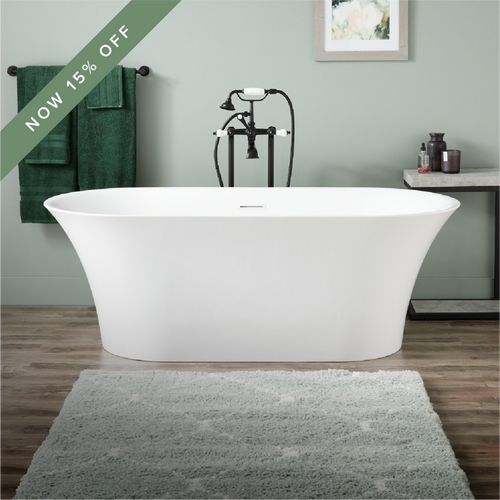 67" Giosa Acrylic Freestanding Tub