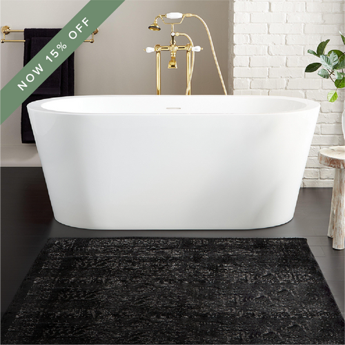 70" Leith Acrylic Freestanding Tub