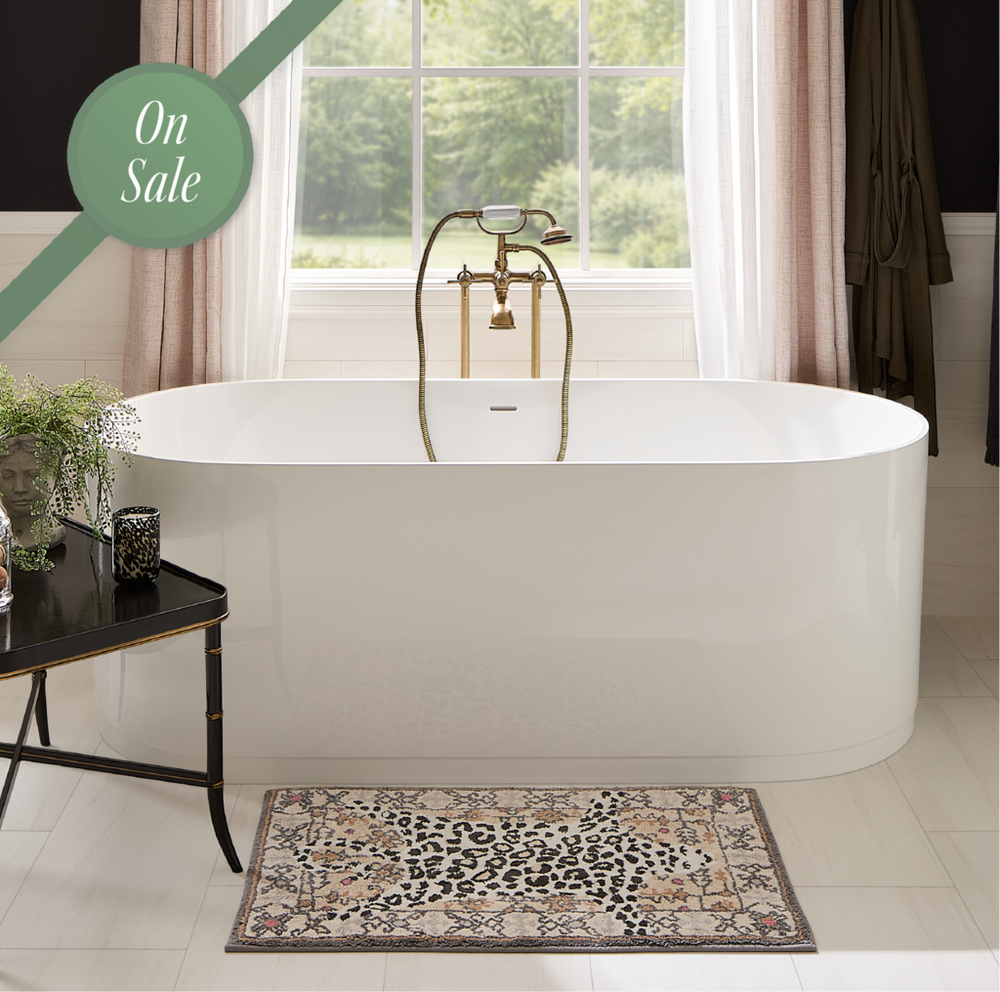 66" Lolani Solid Surface Freestanding Tub