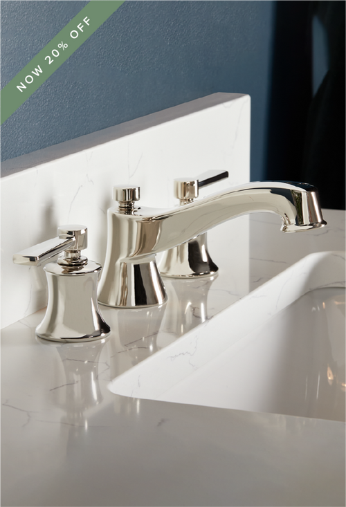 Pendleton Widespread Bathroom Faucet in Polished Nickel