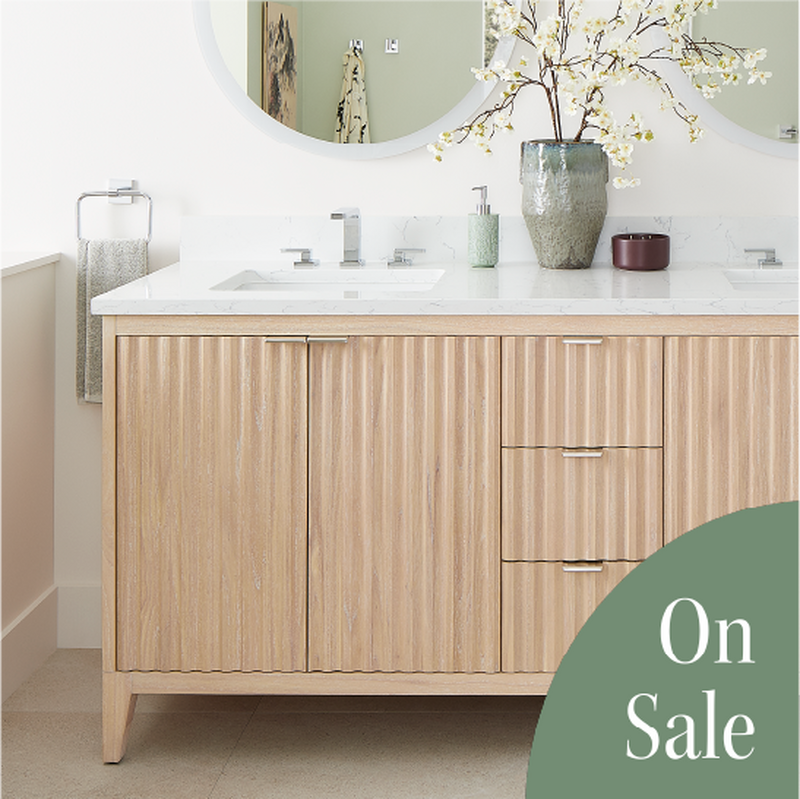 Bayliss Vanity with Undermount Sink - Stoneware White