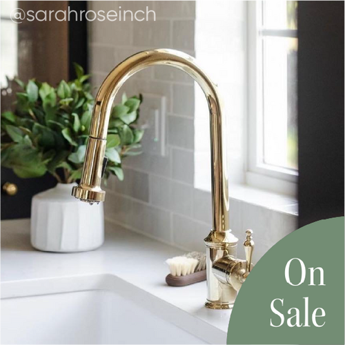 Southgate Pull-Down Kitchen Faucet - Polished Brass