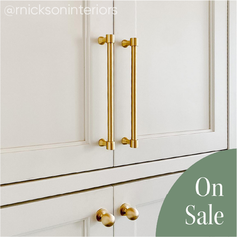 Strasbourg Solid Brass Cabinet Pull - Polished Brass