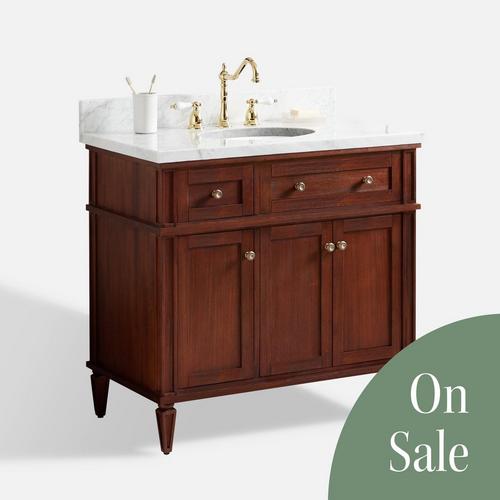Elmdale Vanity for Undermount Sink - Antique Brown