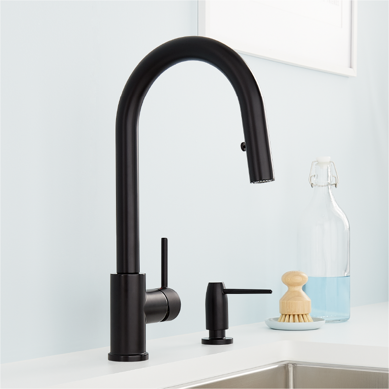 Ravenel Pull-Down Kitchen Faucet - Matte Black