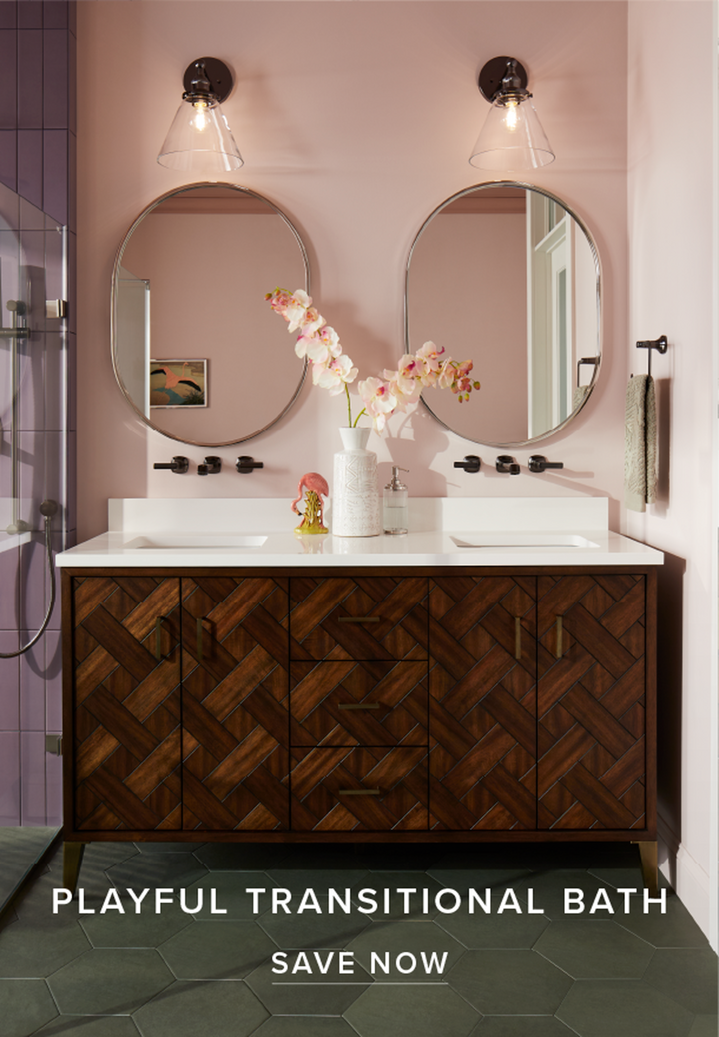 Playful Transitional Bath - Save Now