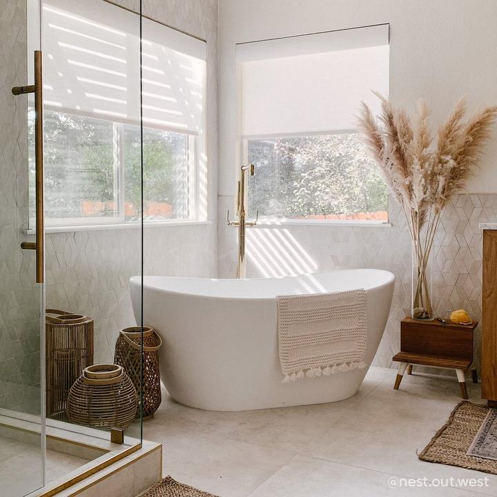 56" Winifred Solid Surface Freestanding Tub