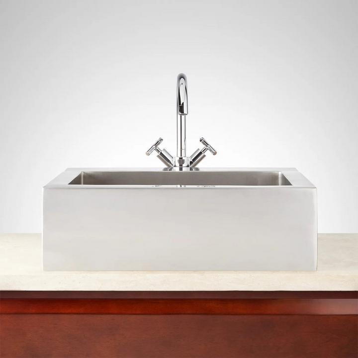 stainless steel rectangular vessel sink for bathroom sink material buying guide