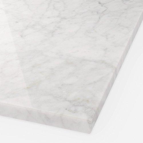 73"x 22" 3cm Marble Vanity Top - Carrara